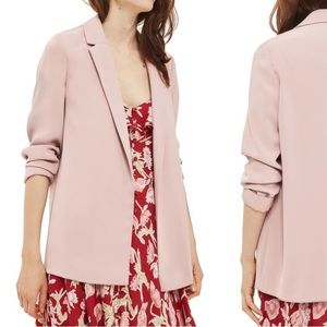 Topshop Chuck On Blazer - Black